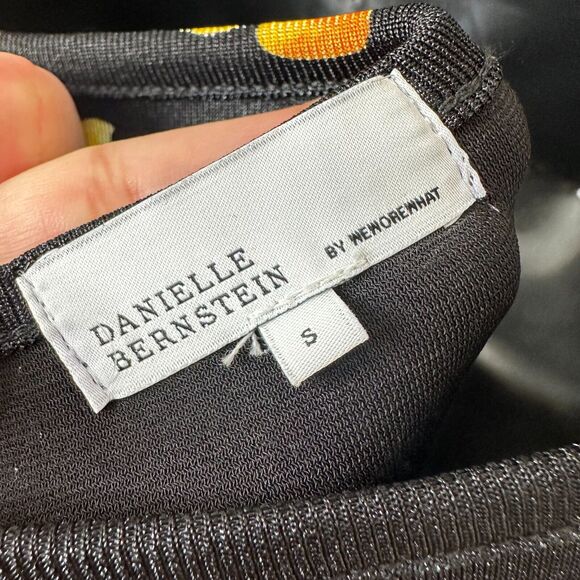 Danielle Bernstein We Wore What Size Small Black Floral Tropicana Midi Dress - Picture 6 of 12